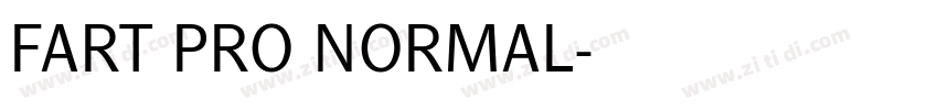 FART PRO NORMAL字体转换